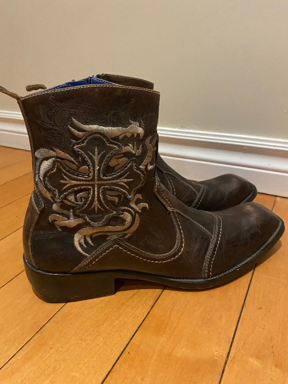 Mark Nason Rock Lives leather boots